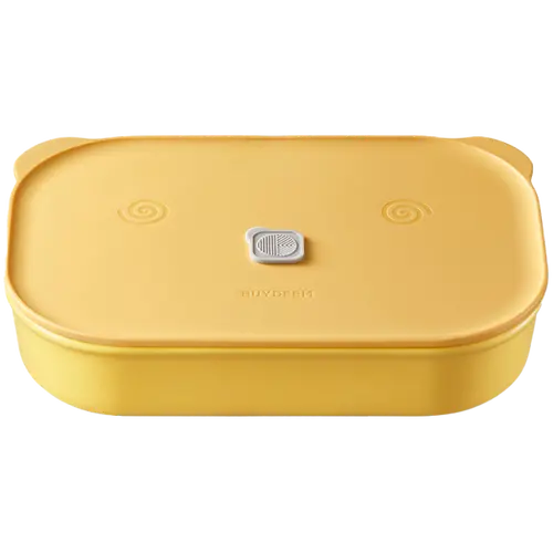 BUYDEEM Cutie de prânz Bento 1L, model CT3008, culoare Mellow Yellow - 1