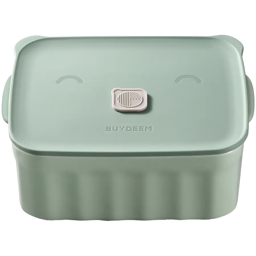 BUYDEEM Cutie de prânz Bento 810 ml, model CT1006, culoare Cozy Greenish