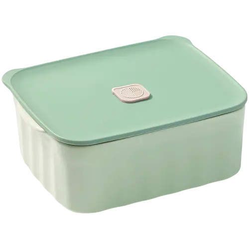 BUYDEEM Cutie de prânz Bento 810 ml, model CT1006, culoare Cozy Greenish - 3