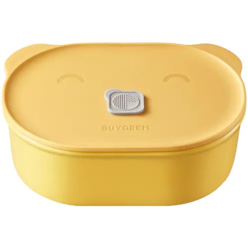 BUYDEEM Cutie de prânz Bento 500 ml, model CT3007, culoare Mellow Yellow - 1