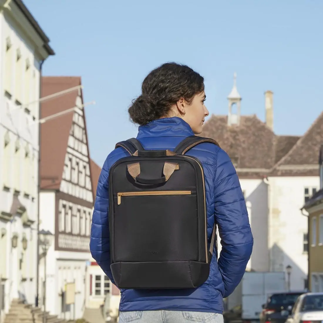 HAMA Раница за лаптоп "Ultra Lightweight", до 41 см (16,2"), черно с кафяво - image 7