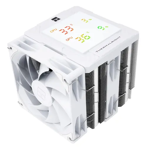 Thermalright охладител CPU Cooler Peerless Assassin 120 Digital White - Dual-Tower - LGA1851/AM5 - image 1