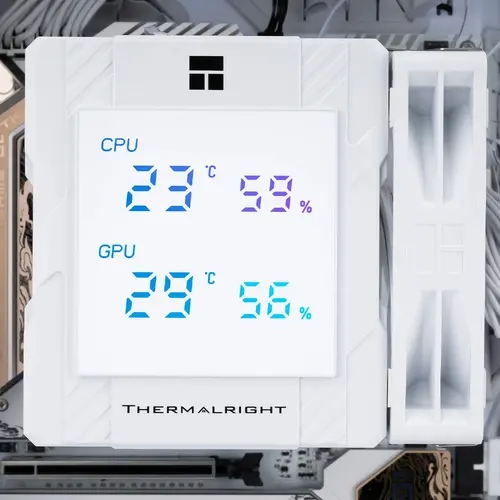 Thermalright охладител CPU Cooler Peerless Assassin 120 Digital White - Dual-Tower - LGA1851/AM5 - image 6