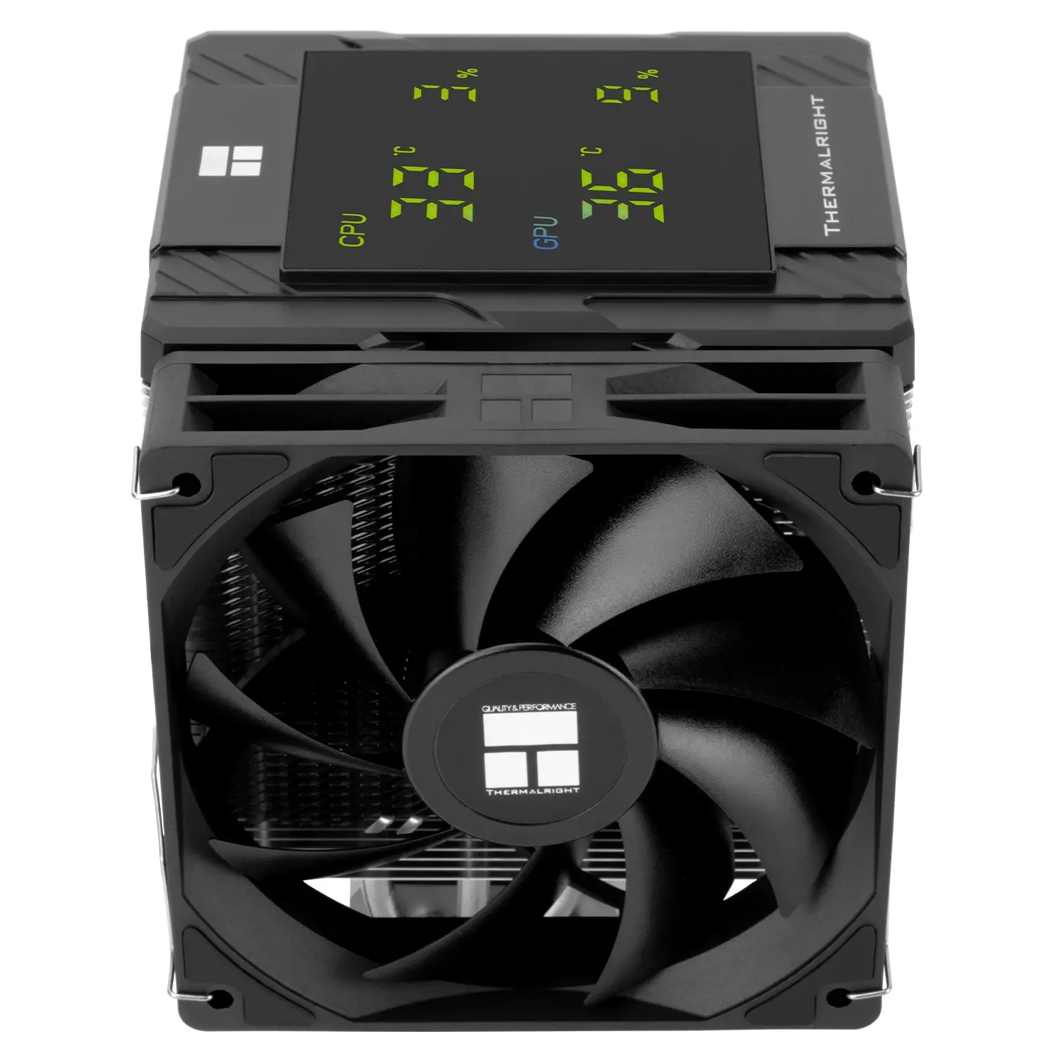 Thermalright охладител CPU Cooler Peerless Assassin 120 Digital Black - Dual-Tower - LGA1851/AM5 - image 1