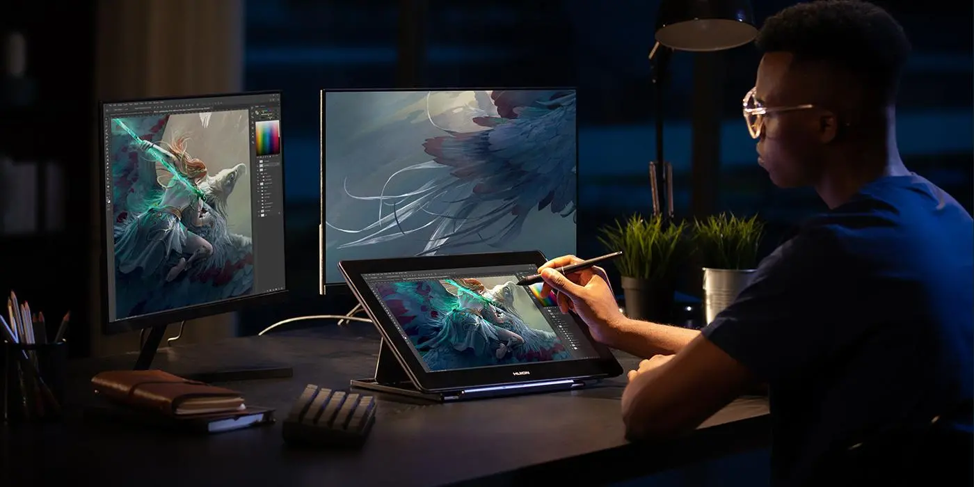 HUION /Хюйън/ Графичен дисплей таблет Kamvas Pro 16 4K GT1562 - image 1