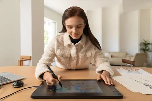 HUION  /Хюйън/ Графичен дисплей таблет Kamvas 16 GEN3 /без стойка/, GS1563 - image 7