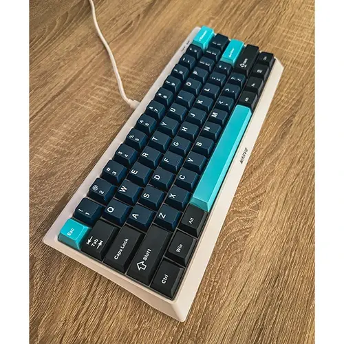 Marvo капачки за клавиатура Custom Keycap Set PBT, 104 keys, Dark Blue, Black, Cyan - MARVO-KP-01-BL - image 2
