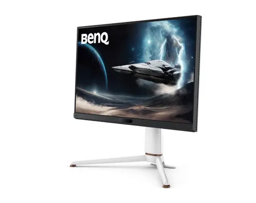 Монитор, BenQ MOBIUZ EX271Q 27", IPS, 180Hz, 1ms, 2560x1440 2K QHD, HDR400, Gaming Monitor, Color Vibrance, Light Tuner, FreeSync Premium, KVM, Console Mode, B.I.+, LBL, 400 nits, 1000:1, HDMI, DP, USB C wDP alt. 65W PD, Speaker 2.5W x2,  6kg. WHITE - image 1