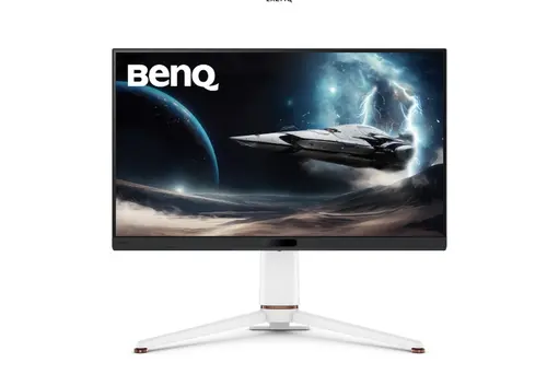 Монитор, BenQ MOBIUZ EX271Q 27", IPS, 180Hz, 1ms, 2560x1440 2K QHD, HDR400, Gaming Monitor, Color Vibrance, Light Tuner, FreeSync Premium, KVM, Console Mode, B.I.+, LBL, 400 nits, 1000:1, HDMI, DP, USB C wDP alt. 65W PD, Speaker 2.5W x2,  6kg. WHITE