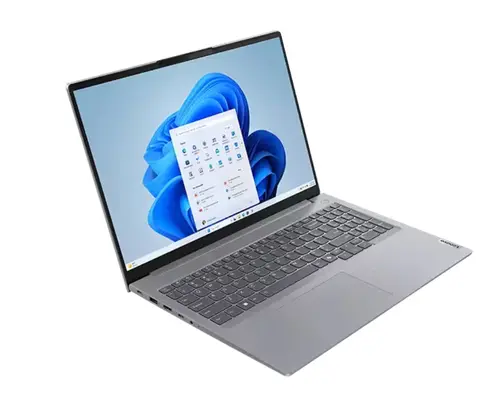 Лаптоп, Lenovo ThinkBook 16 G7 AMD Ryzen 5 7535HS (up to 4.55GHz, 16MB),16GB DDR5-4800, 512GB SSD, 16" WUXGA (1920x1200) IPS AG, Integrated AMD Graphics, FHD&IR Cam, Backlit KB, 3 cell, WLAN, BT, FPR, DOS, 3Y Onsite - image 1