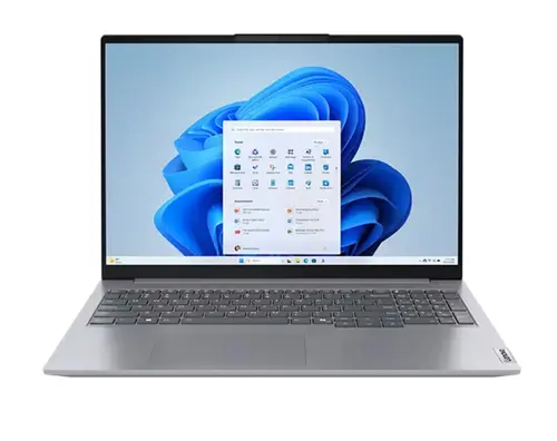 Лаптоп, Lenovo ThinkBook 16 G7 AMD Ryzen 5 7535HS (up to 4.55GHz, 16MB),16GB DDR5-4800, 512GB SSD, 16" WUXGA (1920x1200) IPS AG, Integrated AMD Graphics, FHD&IR Cam, Backlit KB, 3 cell, WLAN, BT, FPR, DOS, 3Y Onsite