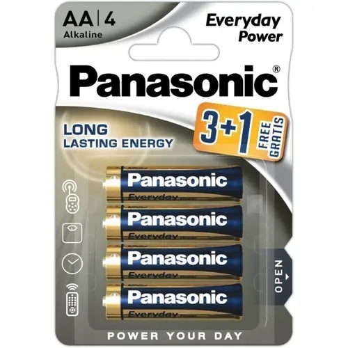 БАТЕРИЯ LR06/4BP 3+1 EPS EVERYDAY POWER PANASONIC