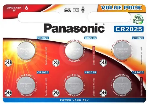 БАТЕРИЯ CR-2025 EL / 6BP PANASONIC