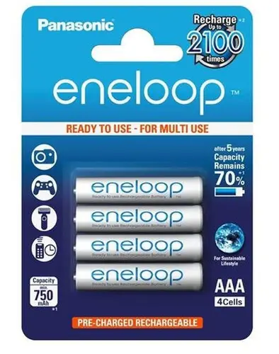 БАТЕРИЯ AAA 750 4BP ENELOOP