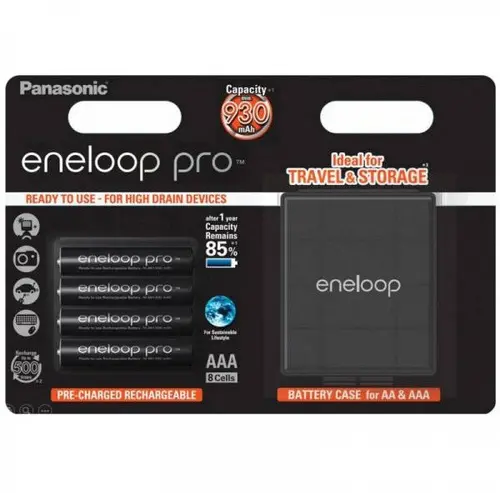 ПАКЕТ БАТЕРИИ PRO BLACK CASE AAA UP TO 930 4BP ENELOOP