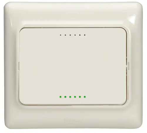 ЕДНОПОЛЮСЕН КЛЮЧ С ИНДИКАТОР KAPTIKA LEGRAND - КРЕМ