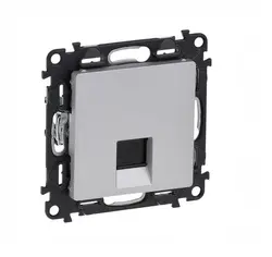 КОМПЮТЪРНА РОЗЕТКА RJ45 cat 5e. UTP VALENA LIFE LEGRAND - АЛУМИНИЙ