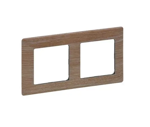 ДВОЙНА РАМКА VALENA LIFE LEGRAND - СВЕТЛО ДЪРВО