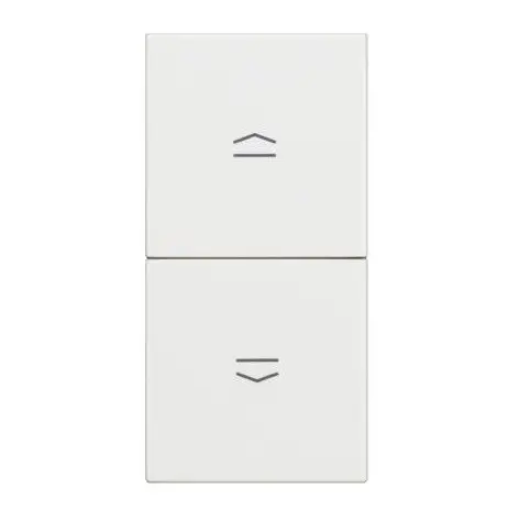 ЕДНОМОДУЛЕН БУТОН ЗА ЩОРИ CLASSIA LEGRAND - БЯЛ