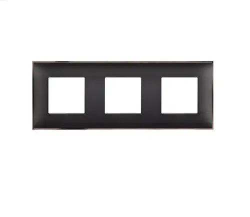 ТРОЙНА РАМКА CLASSIA LEGRAND - ЧЕРНО СЪС НИКЕЛ