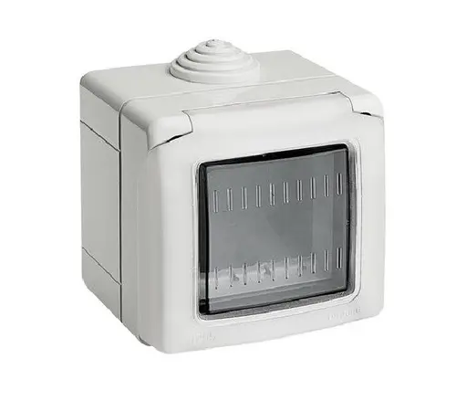 КУТИЯ ЗА ОТКРИТ МОНТАЖ 2 МОДУЛА IP55 CLASSIA LEGRAND - БЯЛ