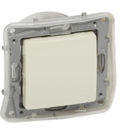 ЕДНОПОЛЮСЕН КЛЮЧ С IP44 ЗАЩИТА NILOE LEGRAND- KРEM