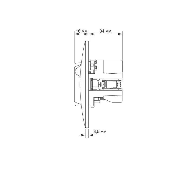 VF-BNSK1GUC-W КОНТАКТ ШУКО USB-A+USB-C BINERA VIDEX - БЯЛ - image 6