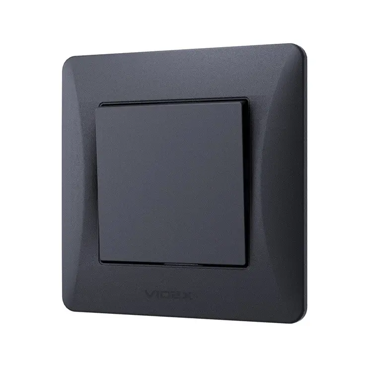 ÎNTRERUPĂTOR SIMPLU VF-BNSW1-BG 10A BINERA VIDEX - GRAFIT - image 2