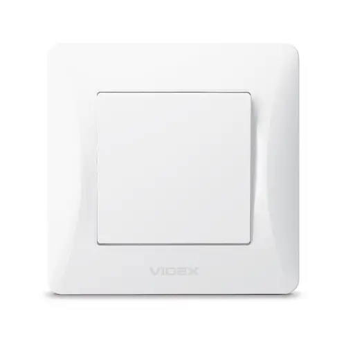 ЕДНОПОЛЮСЕН КЛЮЧ VF-BNSW1-W 10А BINERA VIDEX - БЯЛ - image 1