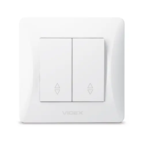 СЕРИЕН ДЕВИАТОРЕН КЛЮЧ 10А VF-BNSW2P-W BINERA VIDEX - БЯЛ - image 1