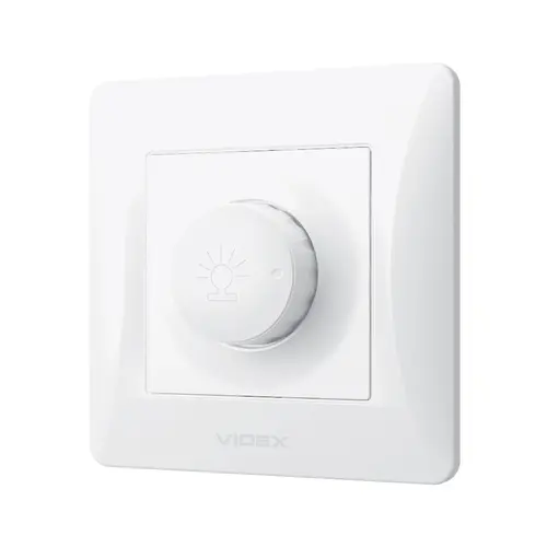 ДИМЕР 600W VF-BNDM600-W BINERA VIDEX - БЯЛ - image 2