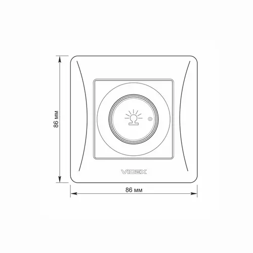 ДИМЕР 600W VF-BNDM600-W BINERA VIDEX - БЯЛ - image 4