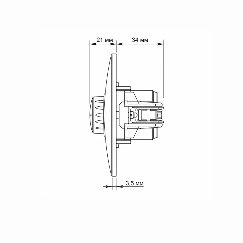 ДИМЕР 600W VF-BNDM600-W BINERA VIDEX - БЯЛ - image 5