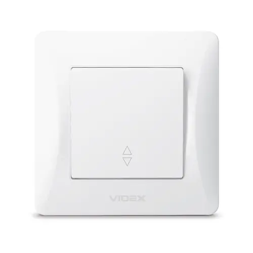 Διακόπτης αλέ ρετούρ 10A VF-BNSW1P-W Binera Videx - λευκό - 2