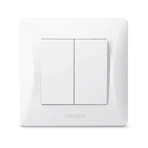 СЕРИЕН КЛЮЧ 10А VF-BNSW2-W BINERA VIDEX - БЯЛ - image 1