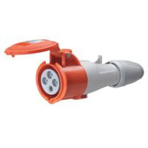 КУПЛУНГ IP44 3P+N+E, 32A 380/415V LEGRAND - СИВ/ЧЕРВЕН