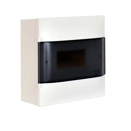 ОСЕММОДУЛНО ТАБЛО ЗА ОТКРИТ МОНТАЖ С ОПУШЕНА ВРАТИЧКА - LEGRAND