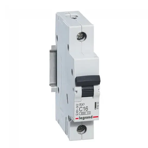 ЕДНОПОЛЮСЕН АВТОМАТИЧЕН ПРЕКЪСВАЧ RX³-MCB 1P C 16A 6KA LEGRAND