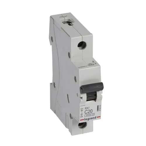 ЕДНОПОЛЮСЕН АВТОМАТИЧЕН ПРЕКЪСВАЧ RX³-MCB 1P C 20A 6KA LEGRAND