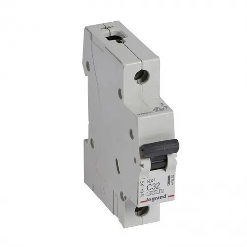 ЕДНОПОЛЮСЕН АВТОМАТИЧЕН ПРЕКЪСВАЧ RX³-MCB 1P C 32A 6KA LEGRAND