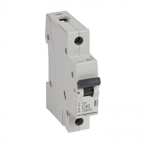ЕДНОПОЛЮСЕН АВТОМАТИЧЕН ПРЕКЪСВАЧ RX³-MCB 1P C 40A 6KA LEGRAND