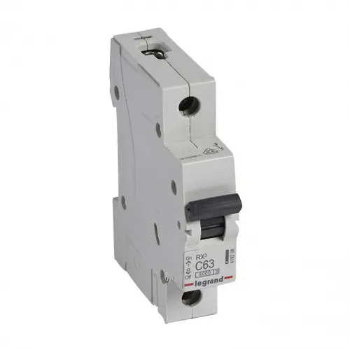 ЕДНОПОЛЮСЕН АВТОМАТИЧЕН ПРЕКЪСВАЧ RX³-MCB 1P C 63A 6KA LEGRAND
