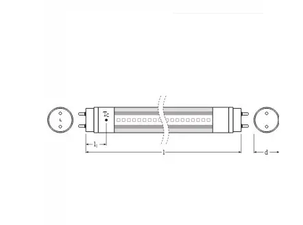 LED ЛАМПА ST8E-1.2M 16W/865 220-240V EM LEDVANCE - image 2