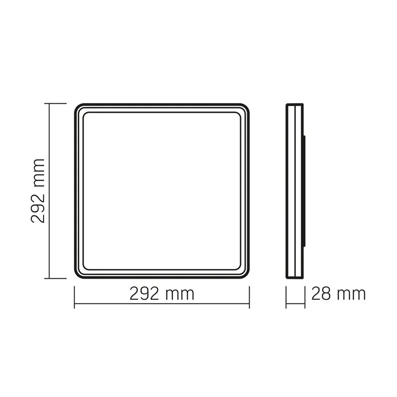LED ЛАМПА VL-DL3S-244W CEILING SQ 24W/4K/WH VIDEX - image 5