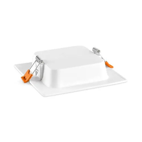LED ЛАМПА VLE-DLBS-064 DOWNLIGHT SQ 6W/4K/WH VIDEX - image 2