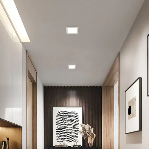 LED ЛАМПА VLE-DLBS-124 DOWNLIGHT SQ 12W/4K/WH VIDEX - image 3