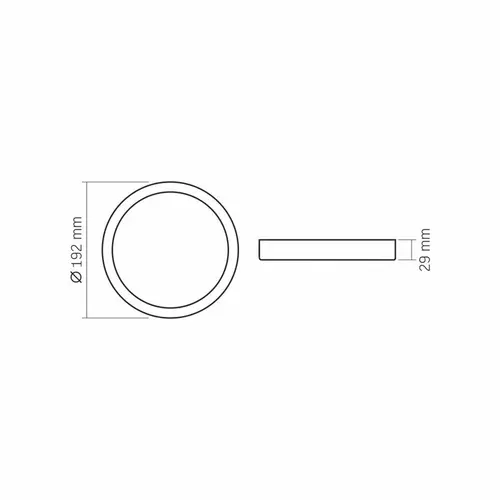 LED ЛАМПА VLE-DLRS-184 SURFACE FRAME RD 18W/4K/WH VIDEX - image 3
