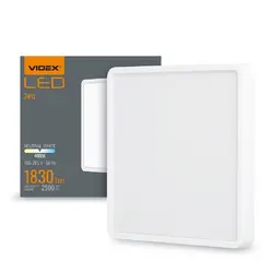 LED ЛАМПА VLE-DLSS-244 SURFACE FRAME SQ 24W/4K/WH VIDEX