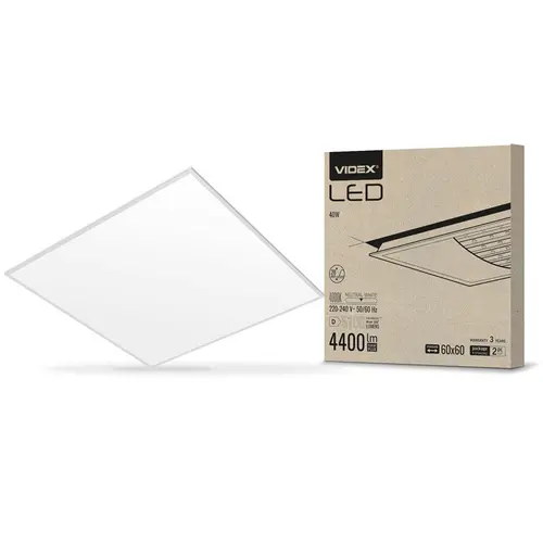 ПАКЕТ ОТ 2 бр. ПАНЕЛ VLE-PB404W PANEL 600 40W/4K VIDEX