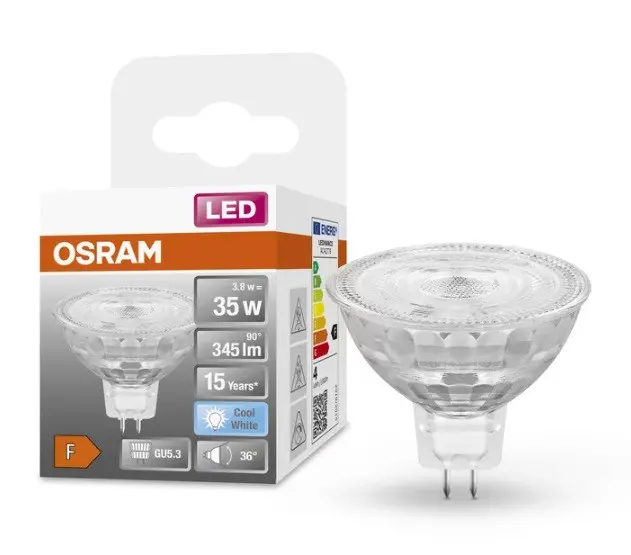 LED ЛАМПА MR163536 12V 3.8W/840 GU5.3 - image 2